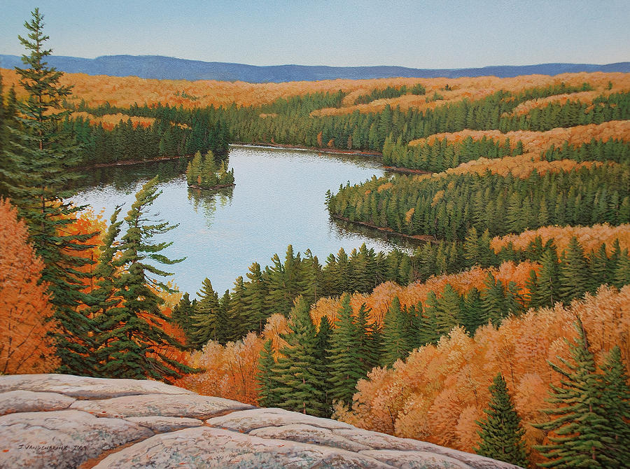 The Height of Autumn Painting by Jake Vandenbrink