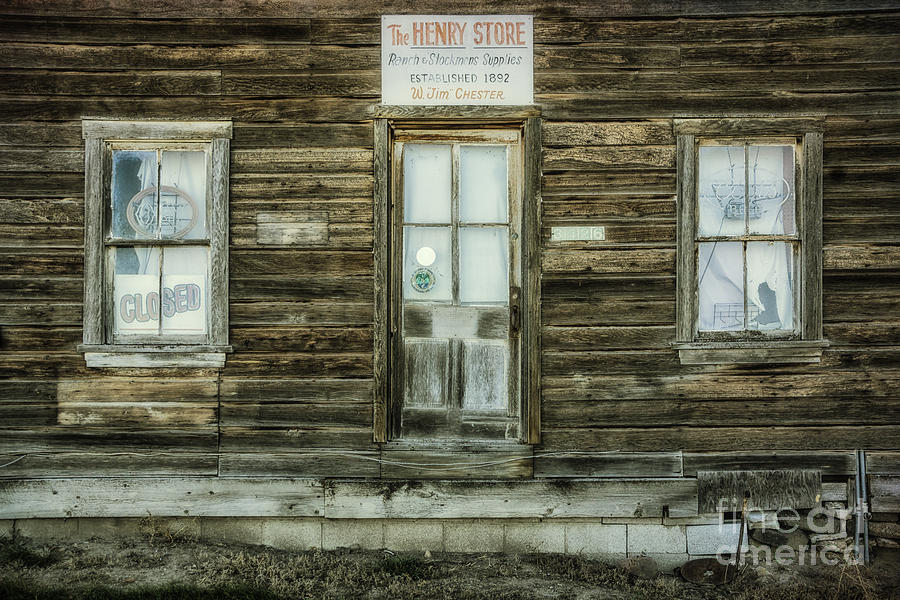 The Henry Store of Henry Idaho Photograph by Priscilla Burgers
