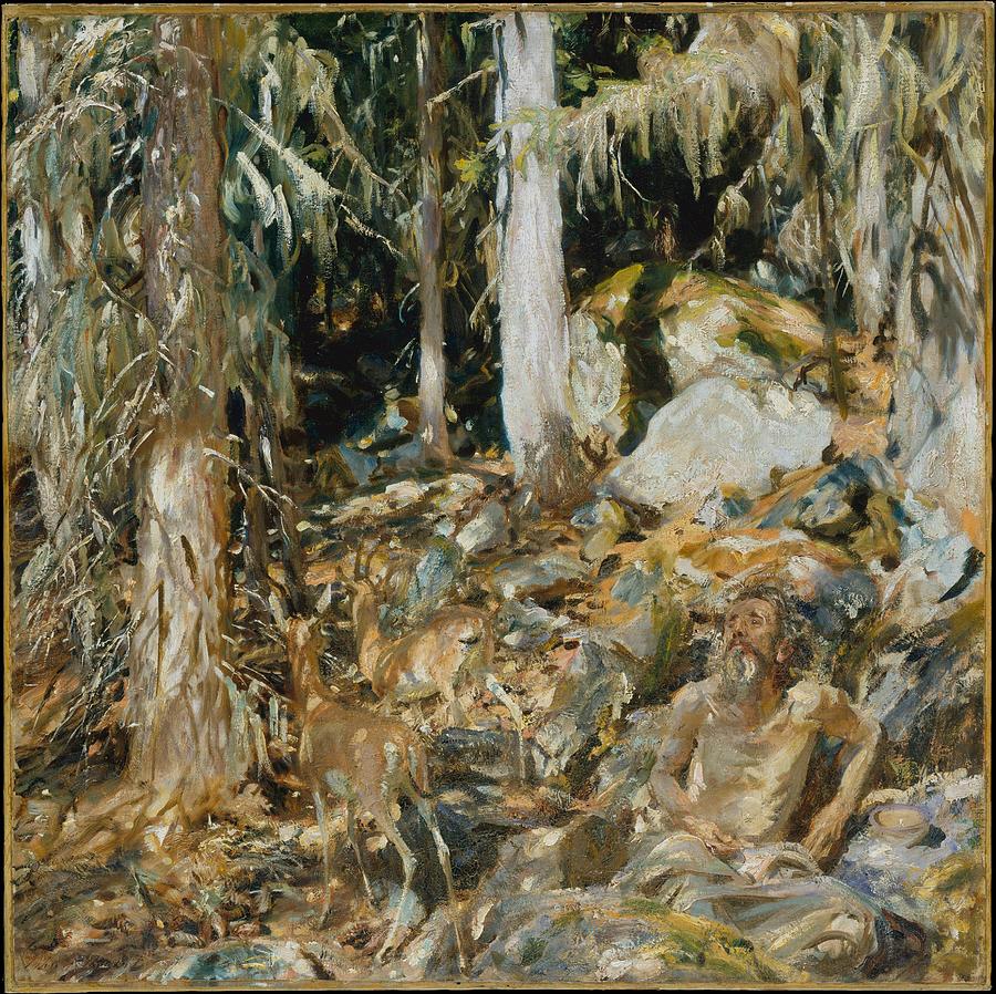 The Hermit Il solitario , John Singer Sargent Painting by Celestial Images