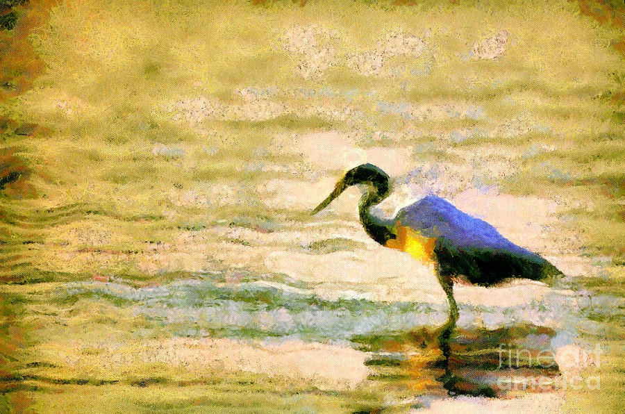 The Herons Painting