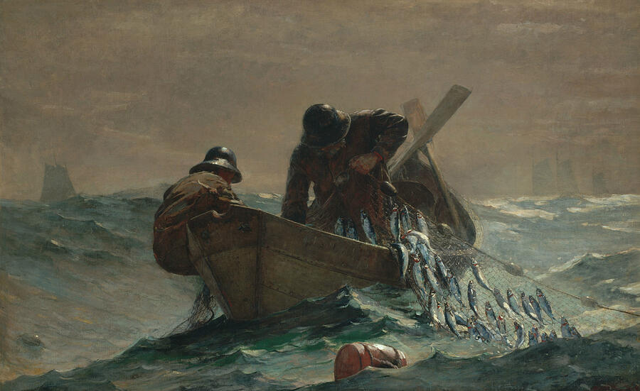 The Herring Net Painting by Winslow Homer