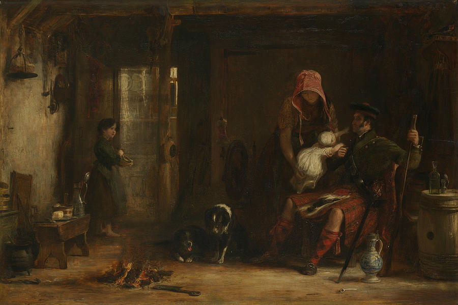 The Highland Family Painting by David Wilkie