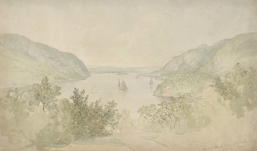 The Highlands from West Point Painting by Thomas Doughty The Highlands from West Point Painting by Thomas Doughty