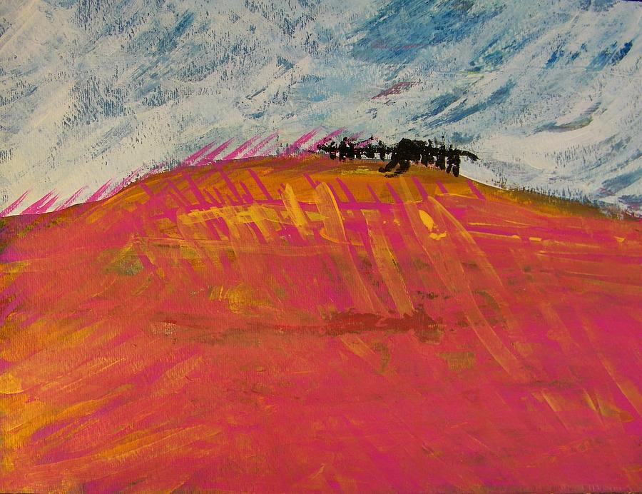 The Hills Also Weep-In Memory of Mathew Shepard Painting by Judith Redman
