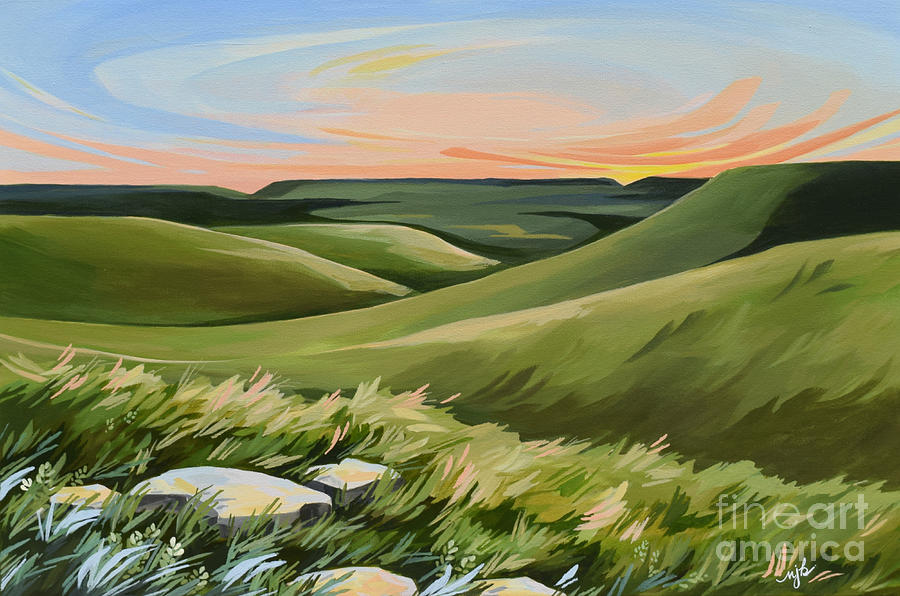 The Hills Are Alive Painting By Marla Beyer