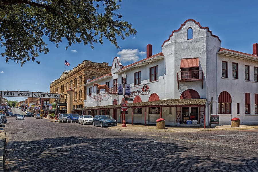 The Historic Fort Worth Stockyards District Photograph by Mountain Dreams