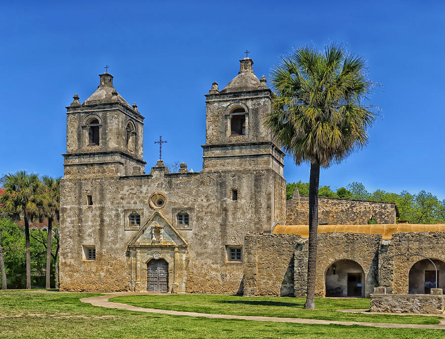 The Historic Mission Concepcion In San Antonio Photograph by Mountain ...