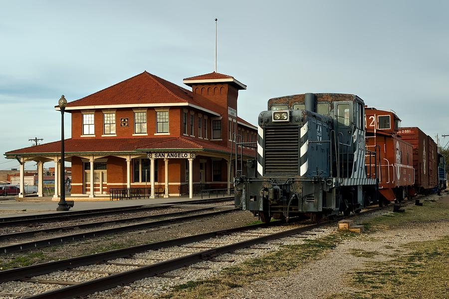 Architecture Photograph - The Historic Santa Fe Railroad Station by Mountain Dreams