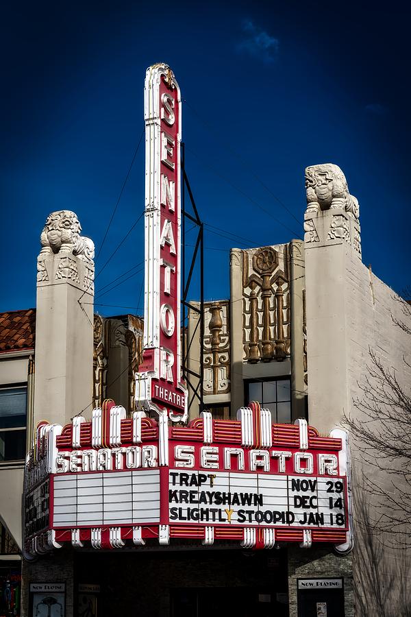 Architecture Photograph - The Historic Senator Theatre by Mountain Dreams