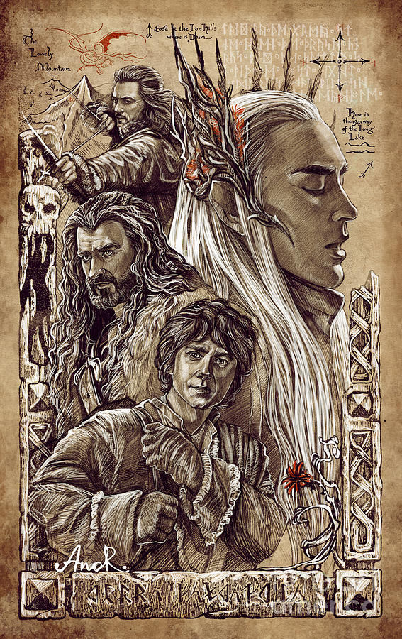 The Hobbit Drawing by Tatiana Anor Pixels