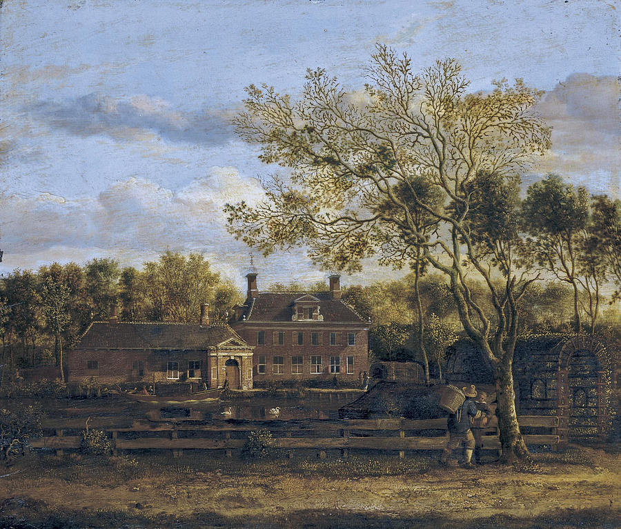 The Hofstede Wolf en Hoeck on the Purmer Painting by Jan van der Heyden