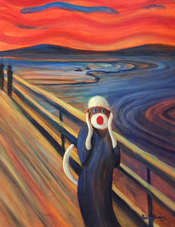 Edvard Munch Painting - The Holler by Rand Burns