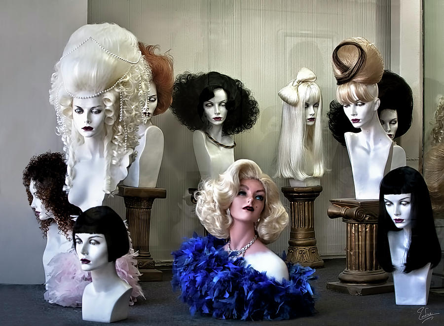 The Hollywood Wig Shop Photograph by Endre Balogh