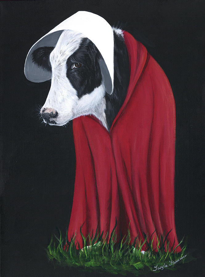 The Holsteins Tale Painting by Twyla Francois