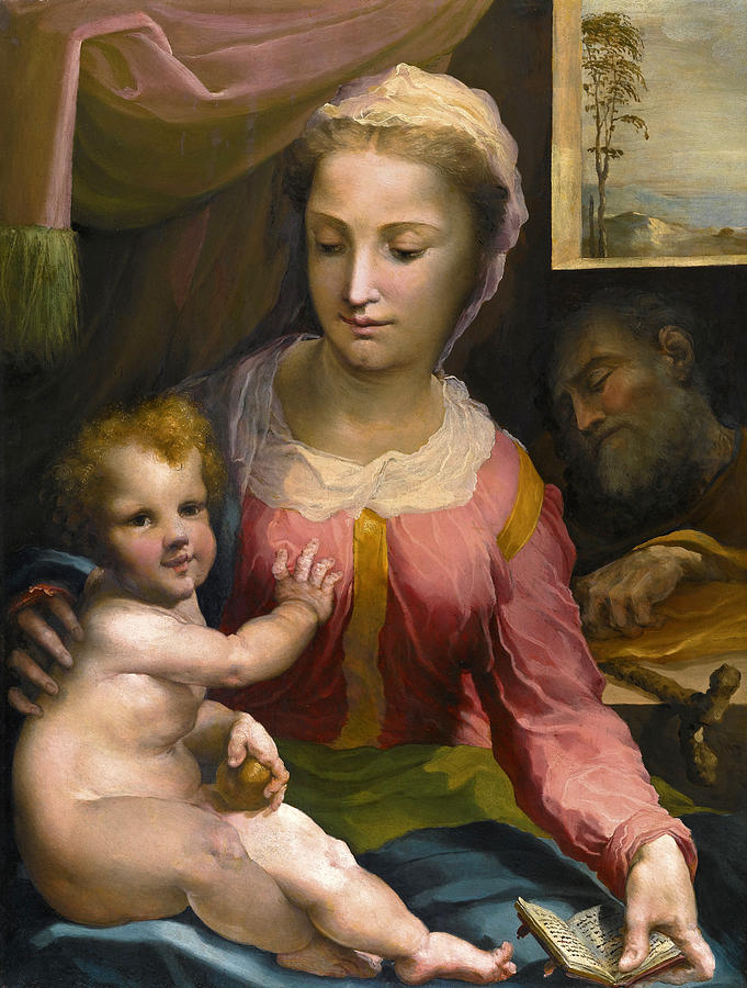 The Holy Family Painting by Domenico Beccafumi