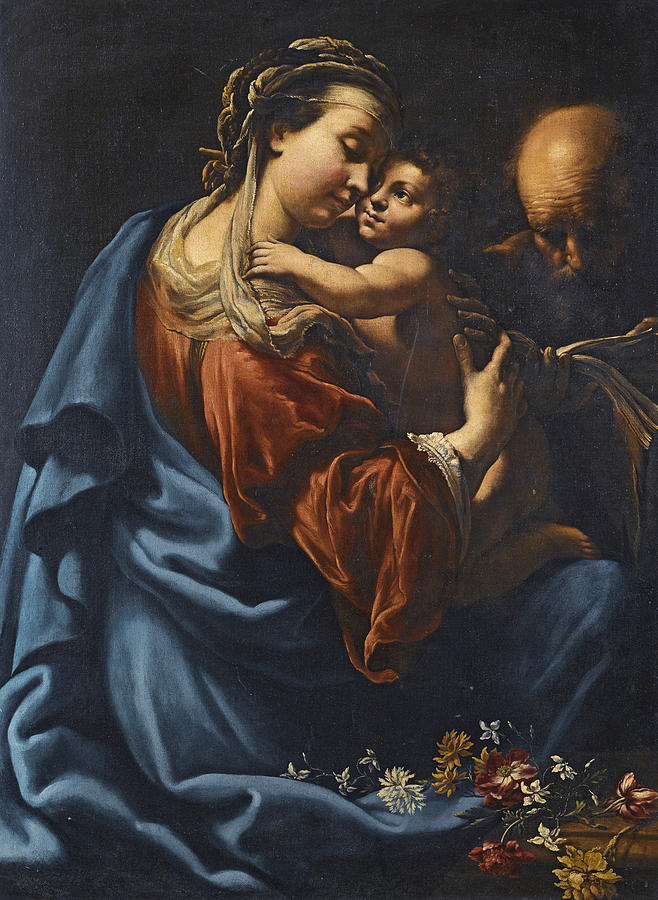 The Holy Family Painting by Niccolo Tornioli