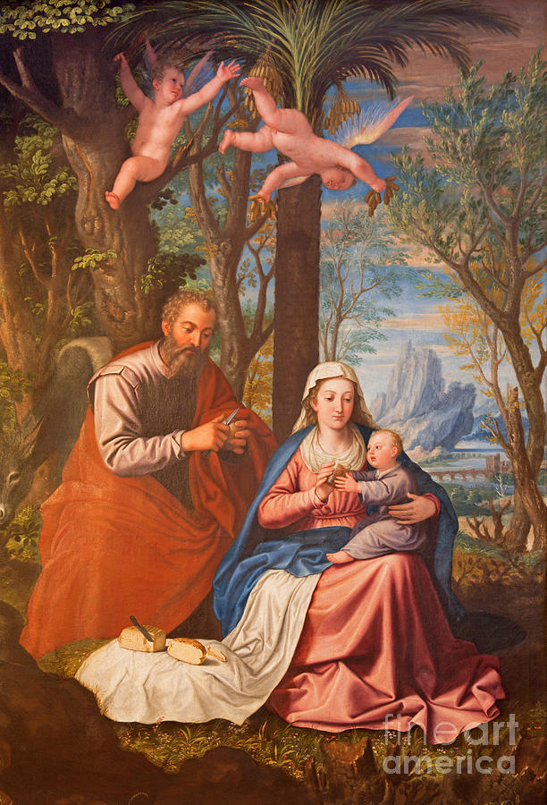  The Holy Family painting by Fray Juan Sanchez Cotan Photograph by Jozef Sedmak