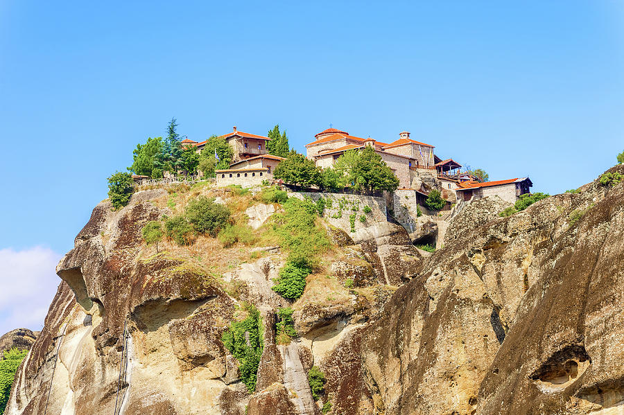 The Holy Monastery of Great Meteoron in Greece Photograph by Marek Poplawski
