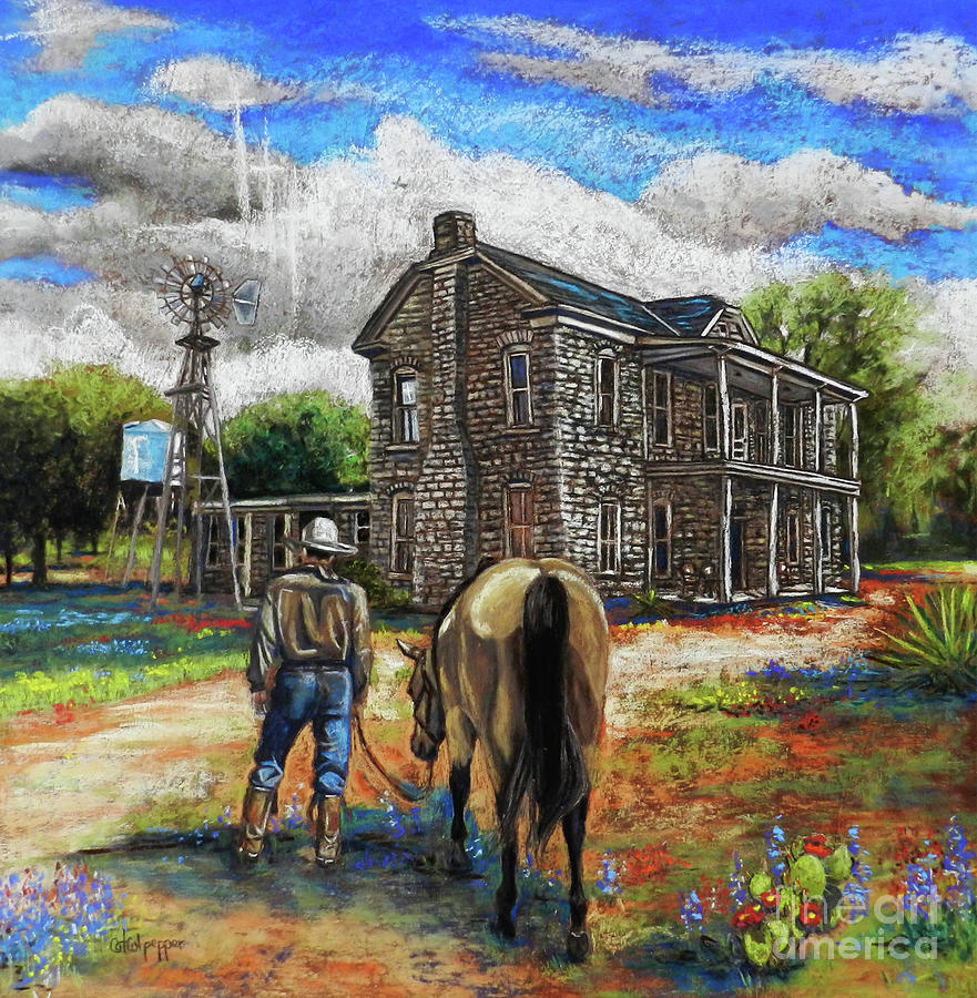 The Home Place Pastel by Cat Culpepper