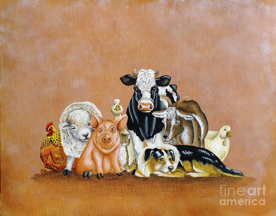 The Home Team - Acrylic Painting Painting by Cindy Treger