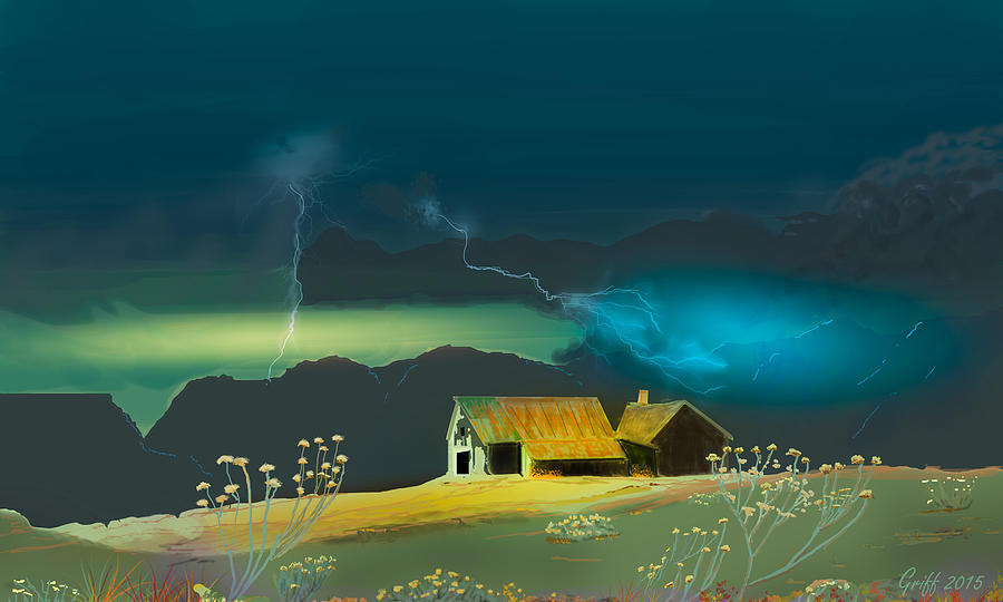 The Homestead Digital Art by J Griff Griffin