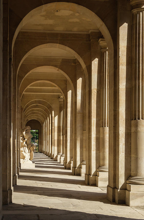 The Honor Courtyard of the Ecole Militaire  Photograph by Jebulon
