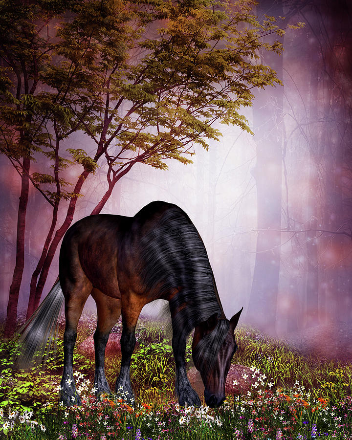 The Unicorn Digital Art by John Junek