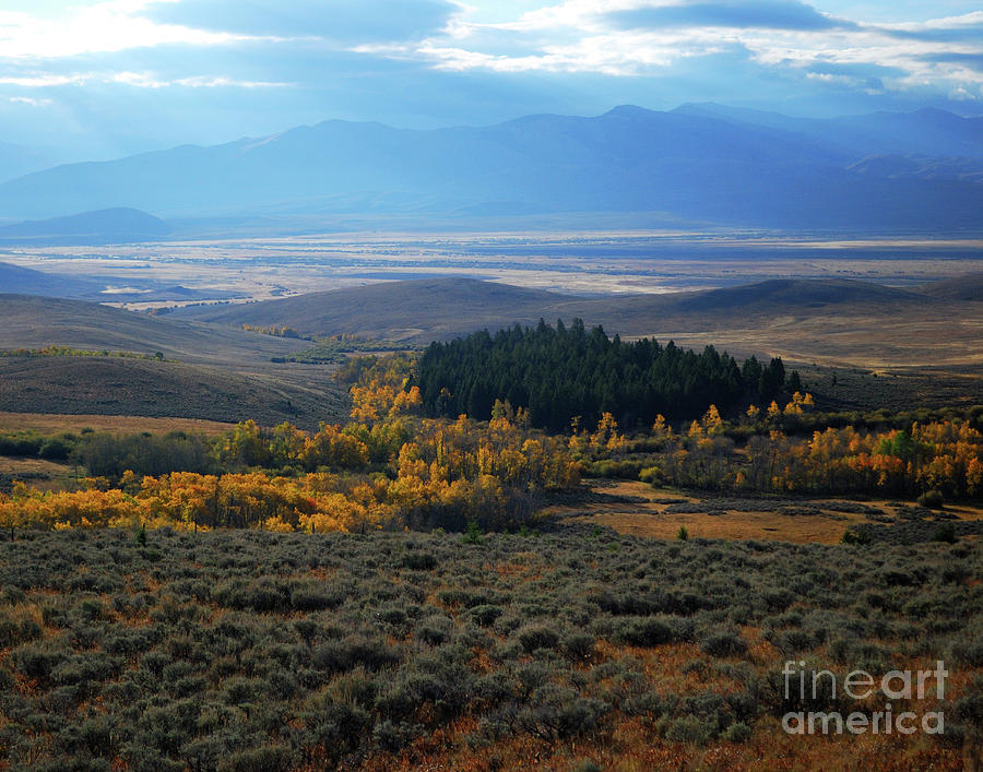 The Horse Prairie Valley Photograph by Brad Christensen - Pixels