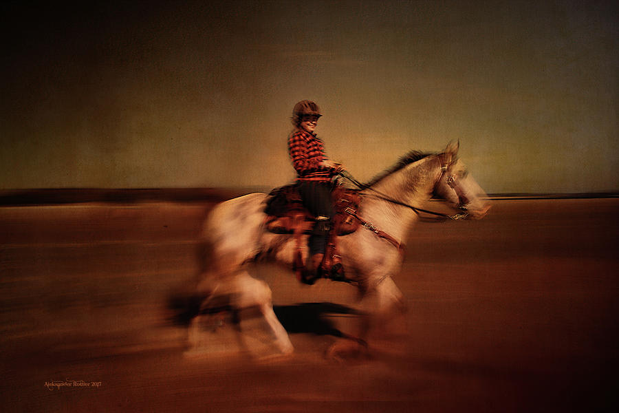 The Horse Rider Photograph by Aleksander Rotner