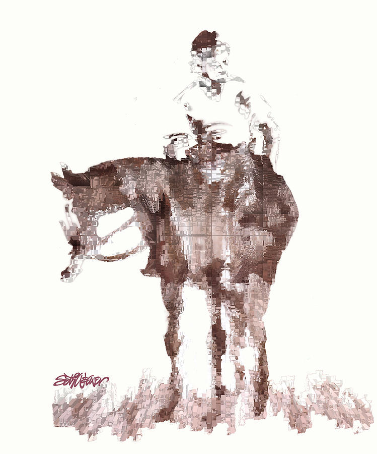 The Horseman Digital Art by Seth Weaver