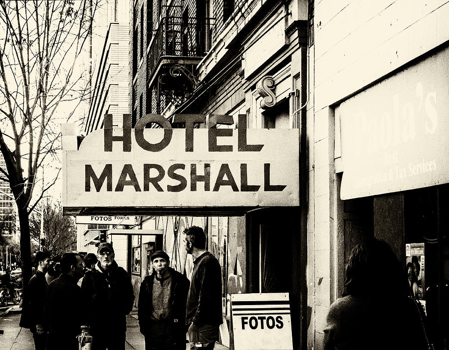 The Hotel Marshall Photograph by Mary Chris Hines