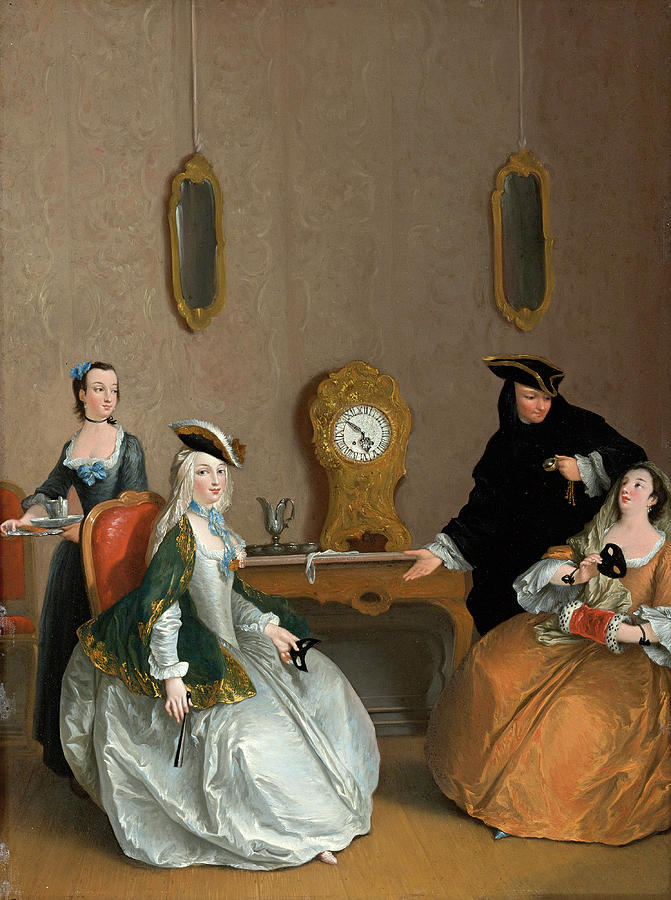The Hour of the Masked Ball Painting by Charles Joseph Flipart