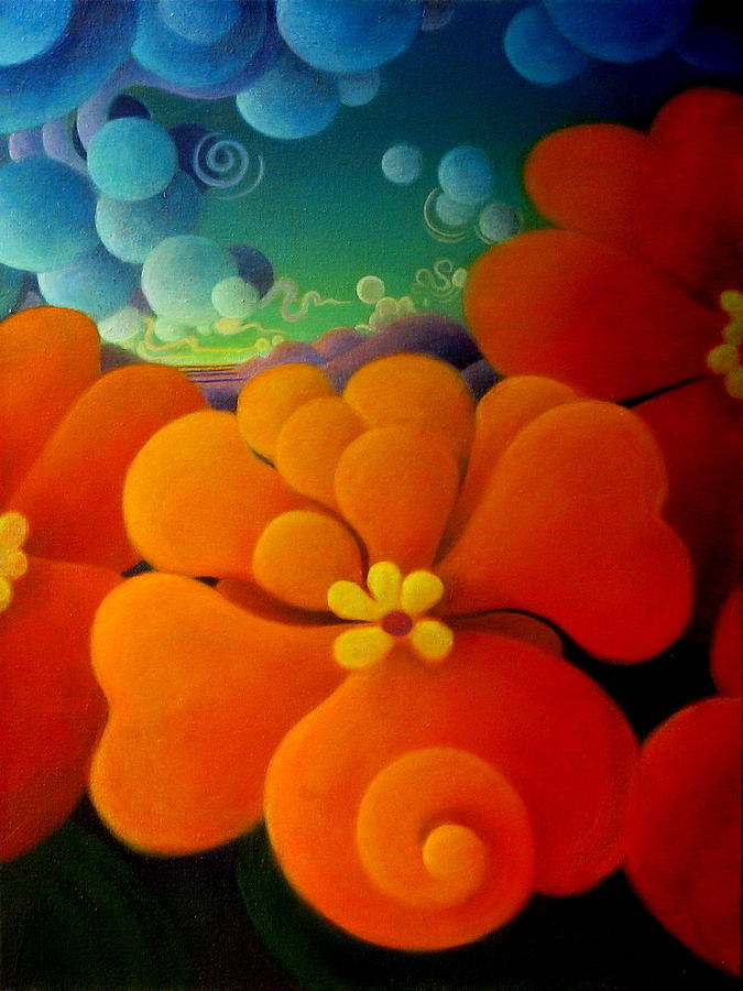 Flower Painting - The Hour that Follows by Richard Dennis