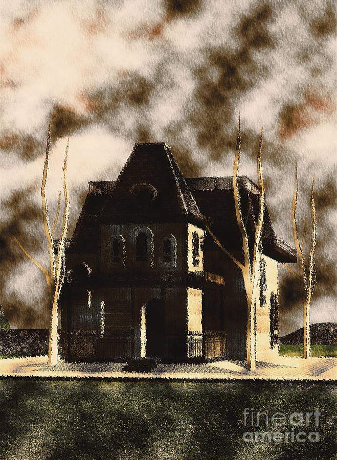 The House From Psycho Painting