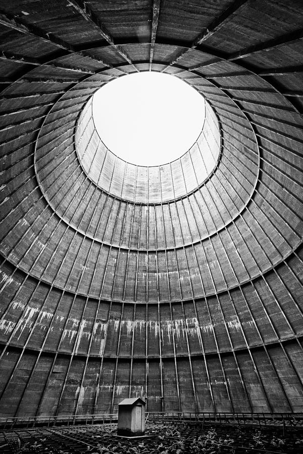 The House Inside The Cooling Tower - Industrial Decay Photograph by Dirk Ercken