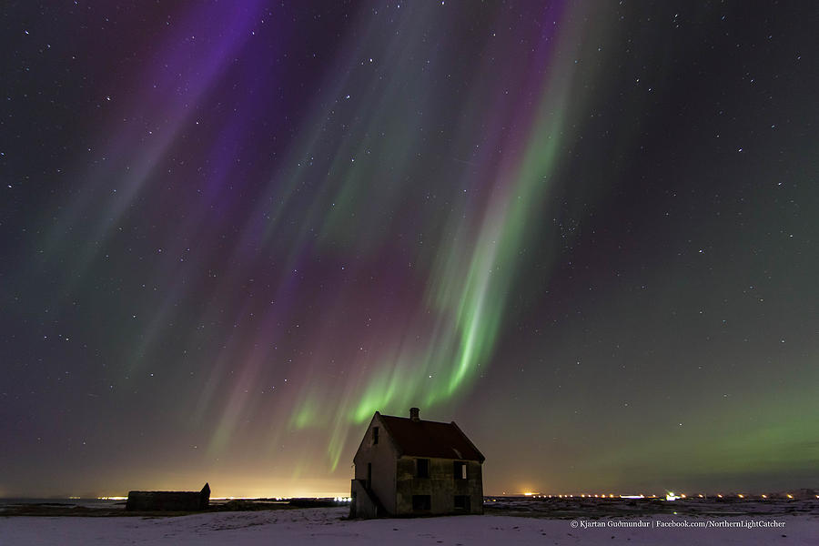 The House of Blue Light II Photograph by Kjartan Gudmundur Juliusson