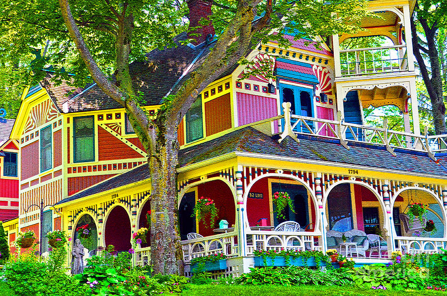 The House of Many Colors Photograph by Lydia Holly