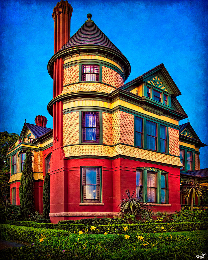 San Diego Photograph - The House on the Corner by Chris Lord