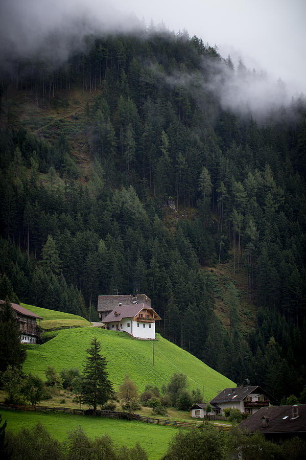 House Photograph - The House on the Hill by Wim Slootweg House Photograph - The House on the Hill by Wim Slootweg