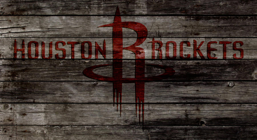 The Houston Rockets 1w Mixed Media by Brian Reaves