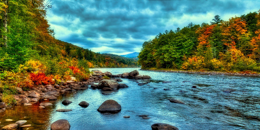 The Hudson River in the Fall Photograph by David Patterson