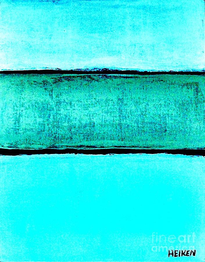 Painting Painting - The Hues Blues by Marsha Heiken Painting Painting - The Hues Blues by Marsha Heiken