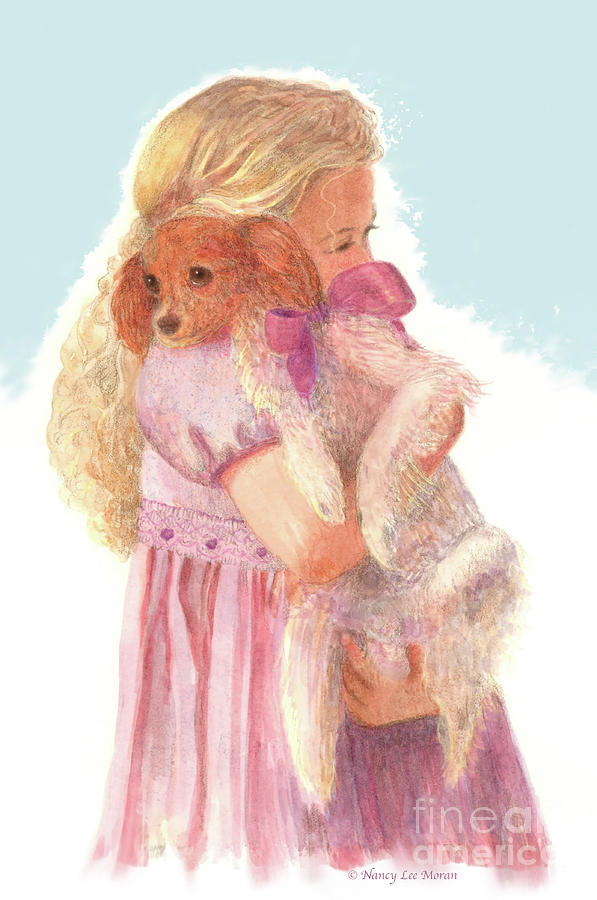 The Hug Painting by Nancy Lee Moran