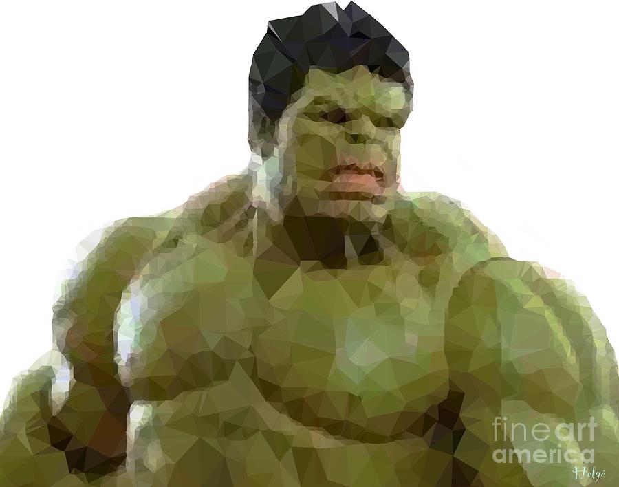 The Hulk Digital Art by HELGE Art Gallery