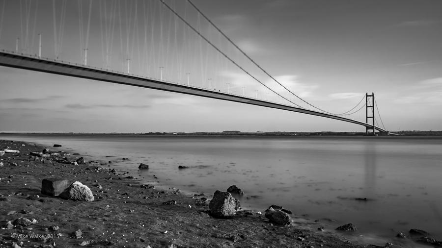 The Humber Bridge Photograph by Mike Walker - Fine Art America