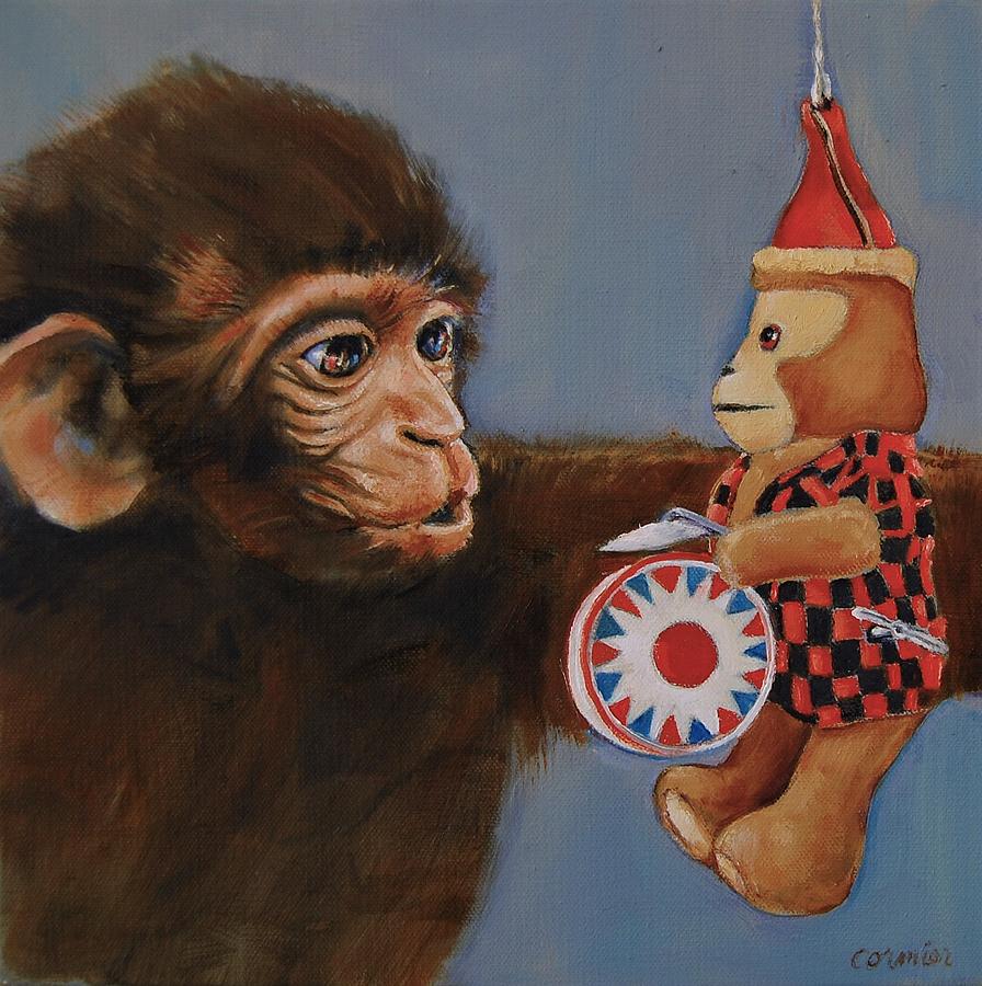 The Hundredth Monkey Painting by Jean Cormier