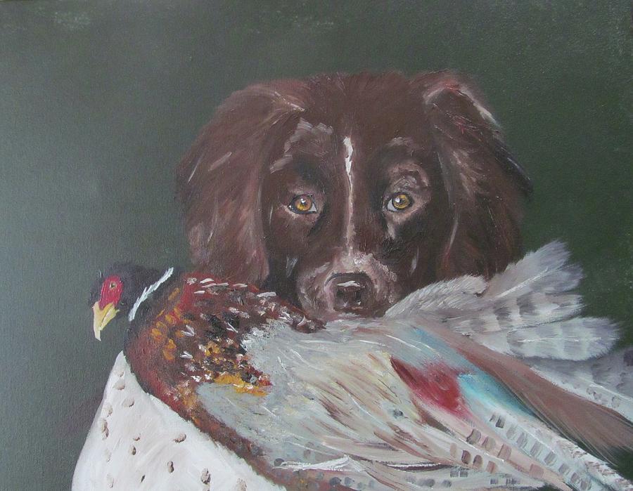 The Hunt Painting by Susan Voidets