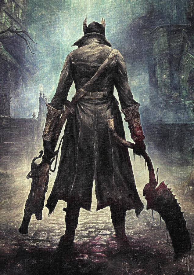 The Hunter - Bloodborne Painting by Hoolst Design