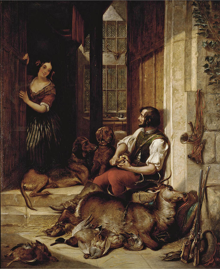 The Hunters Return Painting by Thomas Jones Barker