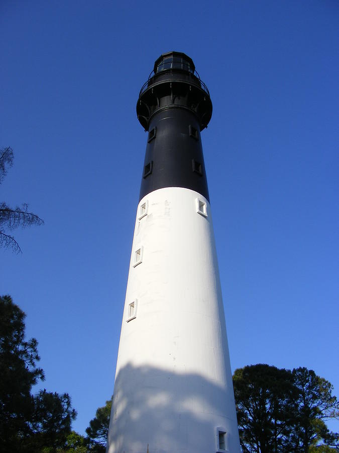 The Hunting Island Lighthouse Photograph by Elena Tudor - Pixels